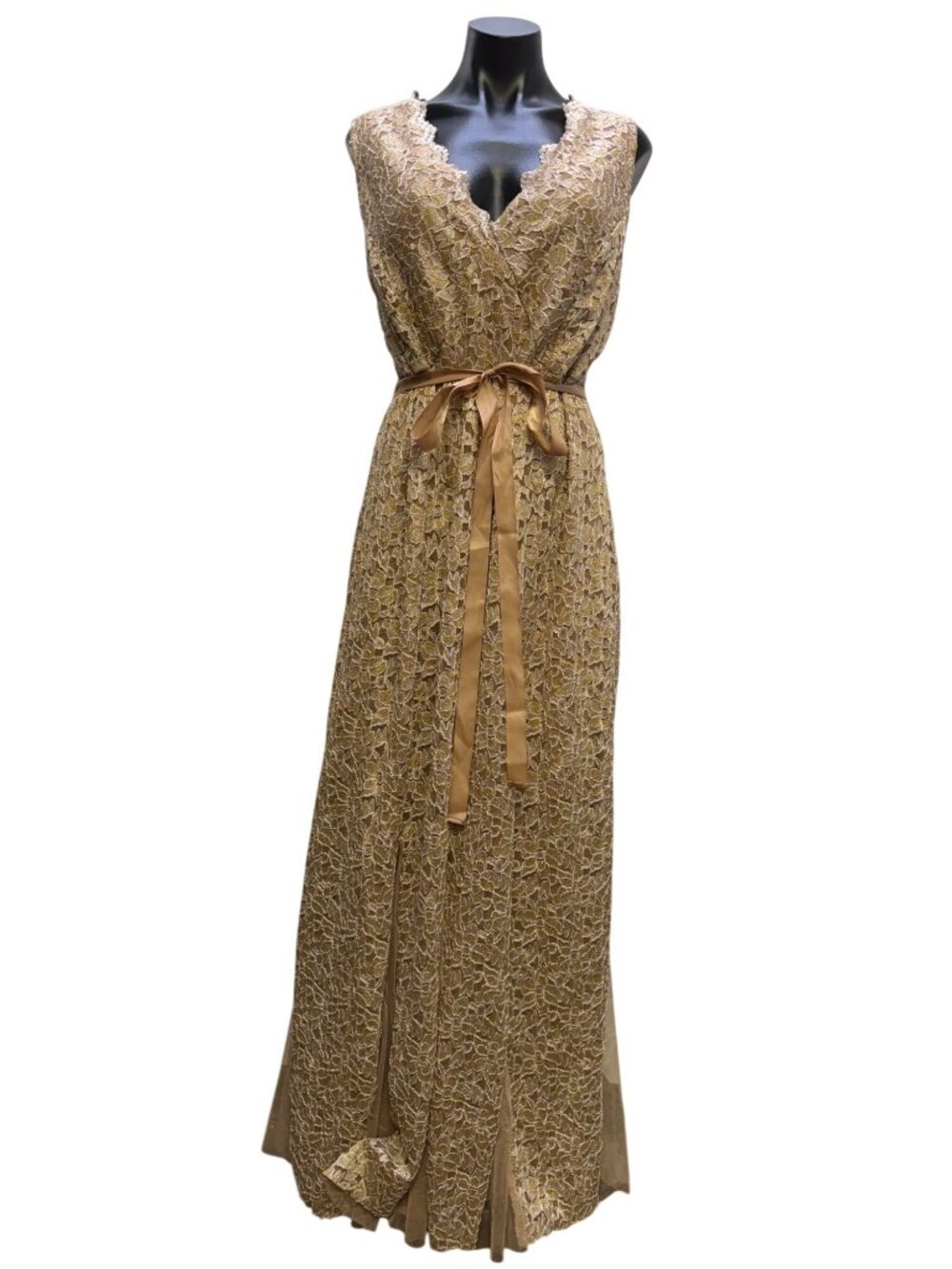 Candelite Gold Lace Gown Dress 2X
